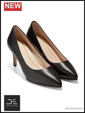 Women's Grand Ambition Pump 75mm Heels Molded Footbed Leather Lined